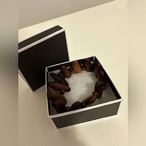 Wood-beaded Bracelet